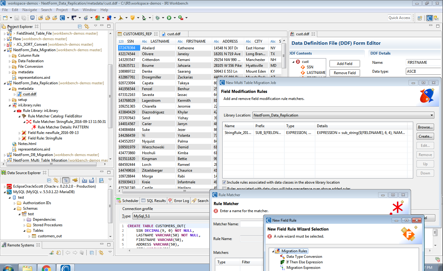 NextForm in Workbench