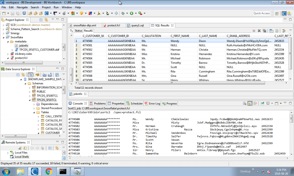 Screenshot of Workbench