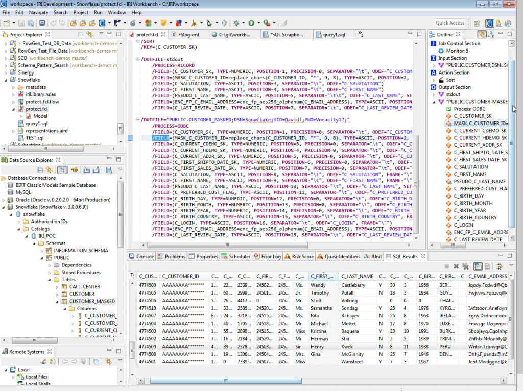 Screenshot of Workbench